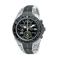 Pulsar Men's Tech Gear Flight Computer Alarm Chronograph Watch